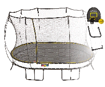 Батут овальный SPRINGFREE O77 SH с лестницей и корзиной для мяча