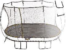 Батут овальный SPRINGFREE O92 S с лестницей