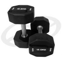 Многогранные полиуретановые гантели OXIDE FITNESS ODB02 (от 2.5 до 25 кг)